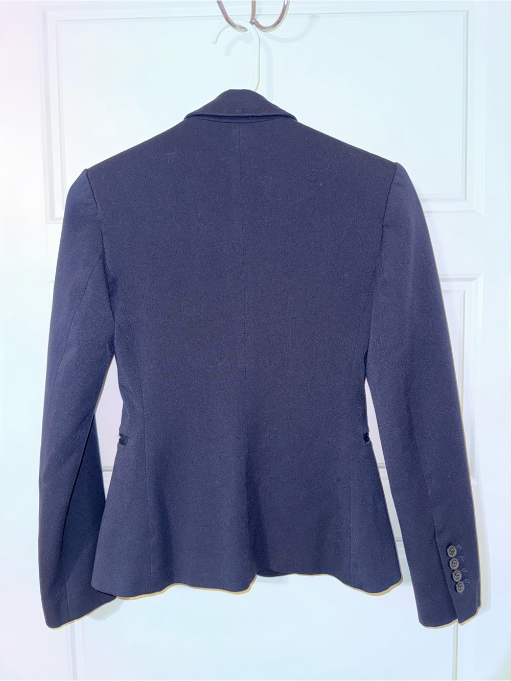 Express Navy Single-Button Blazer - Picture 2 of 3